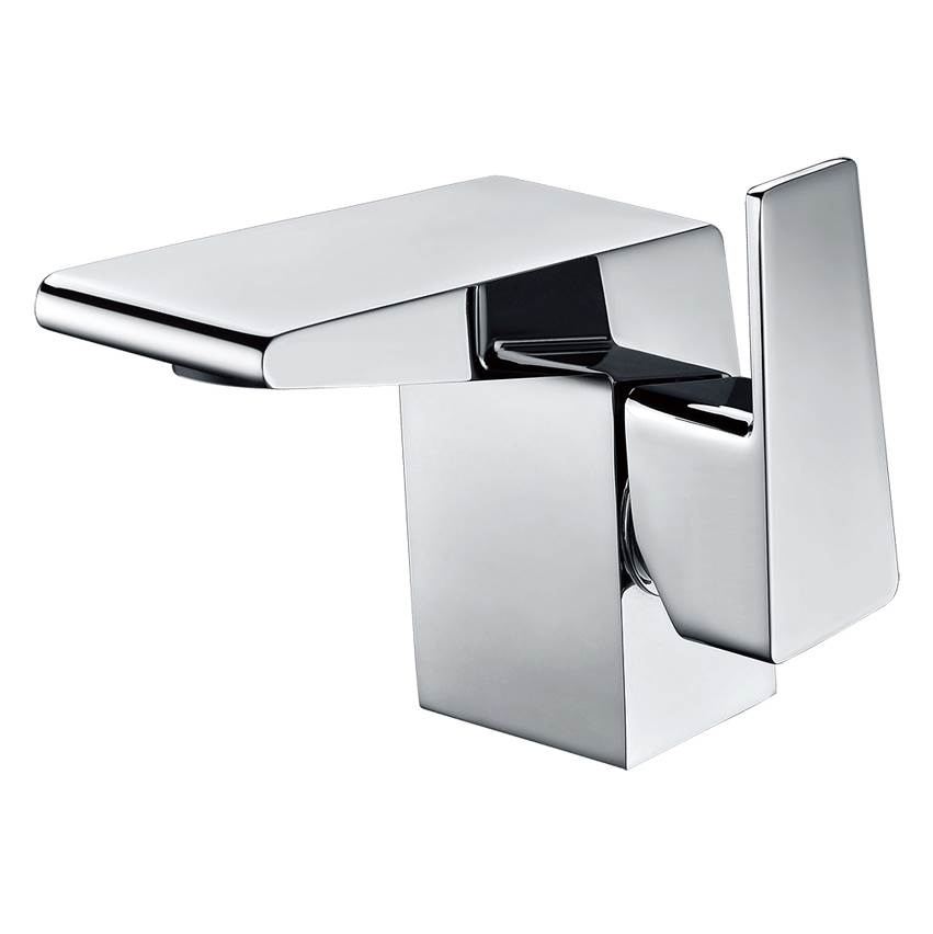Alfi Trade Polished Chrome Modern Single Hole Bathroom Faucet