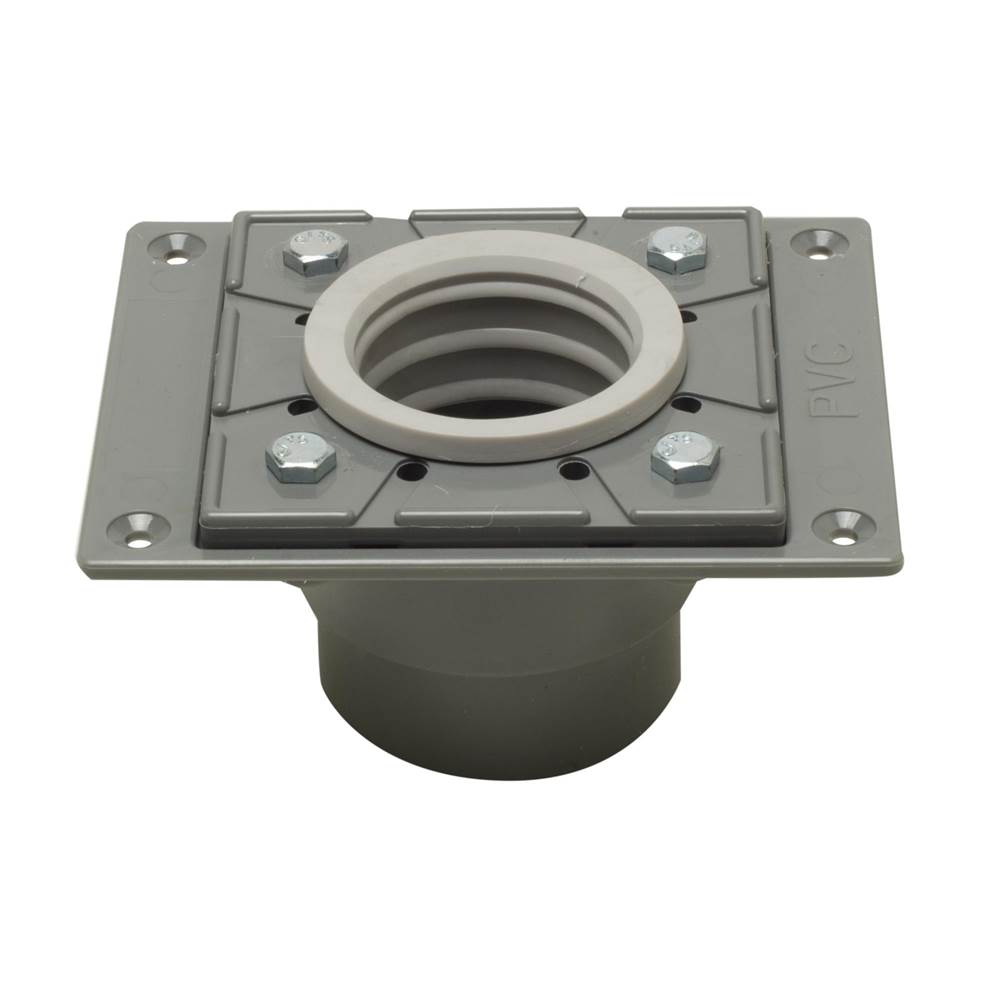 Alfi Trade PVC Shower Drain Base with Rubber Fitting