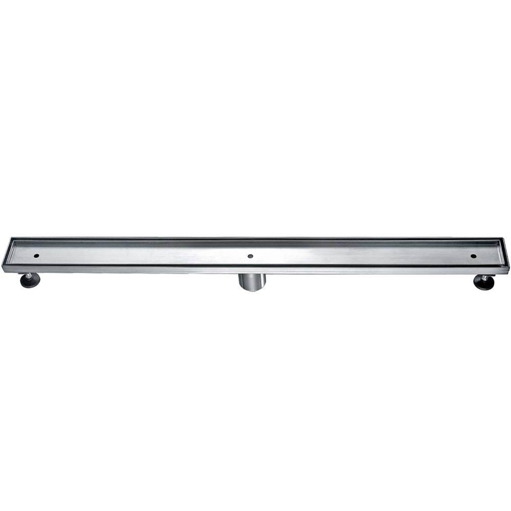 Alfi Trade 36'' Modern Stainless Steel Linear Shower Drain w/o Cover