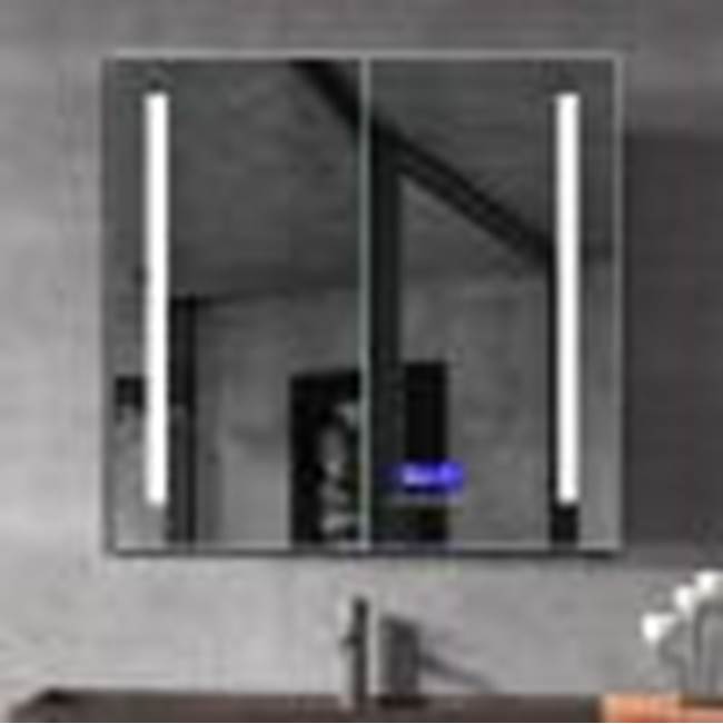 Alfi Trade 26'' x 30'' Double Door LED Light Bluetooth Medicine Cabinet