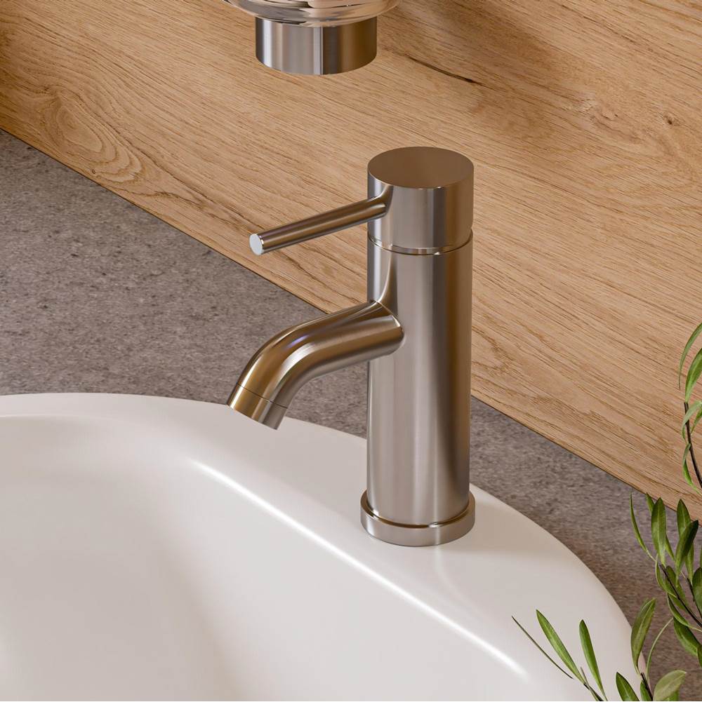 Alfi Trade Brushed Nickel Single Lever Bathroom Faucet