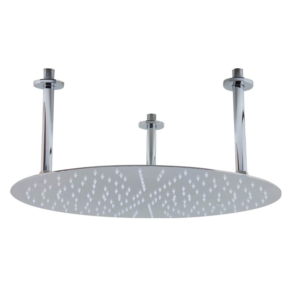 Alfi Trade 20'' Round Polished Solid Stainless Steel Ultra Thin Rain Shower Head