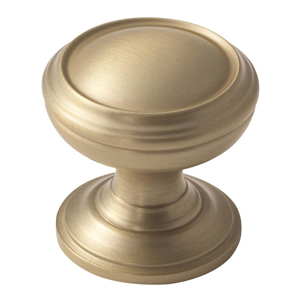 Amerock Revitalize 1-1/4 in (32 mm) Diameter Golden Champagne Cabinet Knob