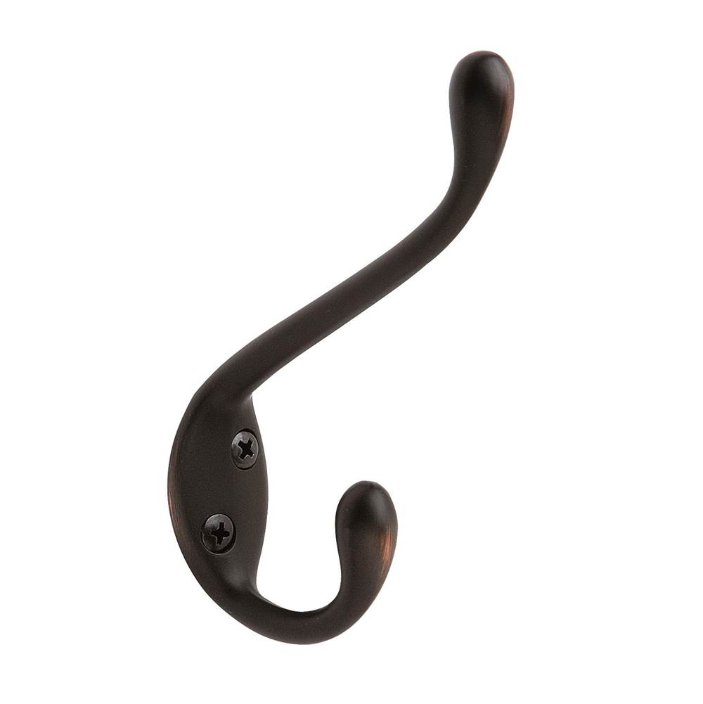 Amerock Large Oil-Rubbed Bronze Coat and Hat Hook