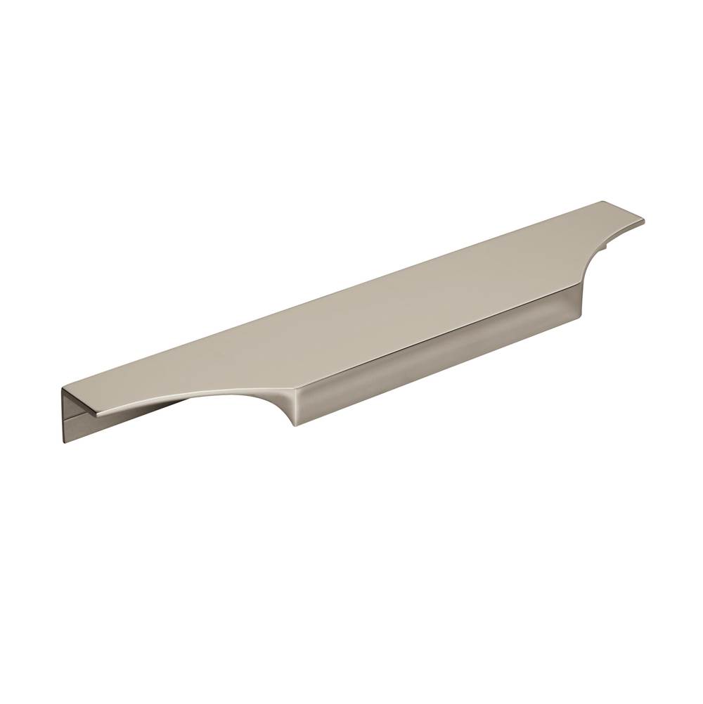 Amerock Extent 8-9/16 in (217 mm) Center-to-Center Polished Nickel Cabinet Edge Pull