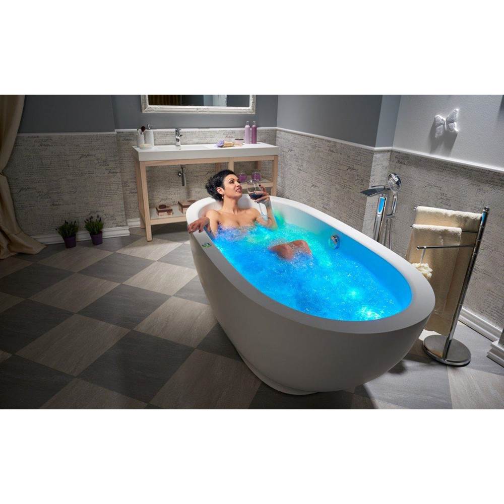 Aquatica Aquatica Karolina 2 Relax Solid Surface Air Massage Bathtub