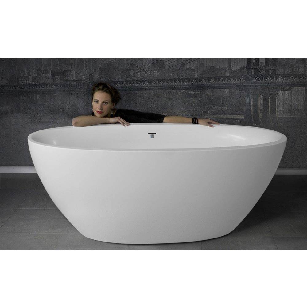 Aquatica Aquatica Sensuality™ Mini-F-Wht Freestanding Solid Surface Bathtub