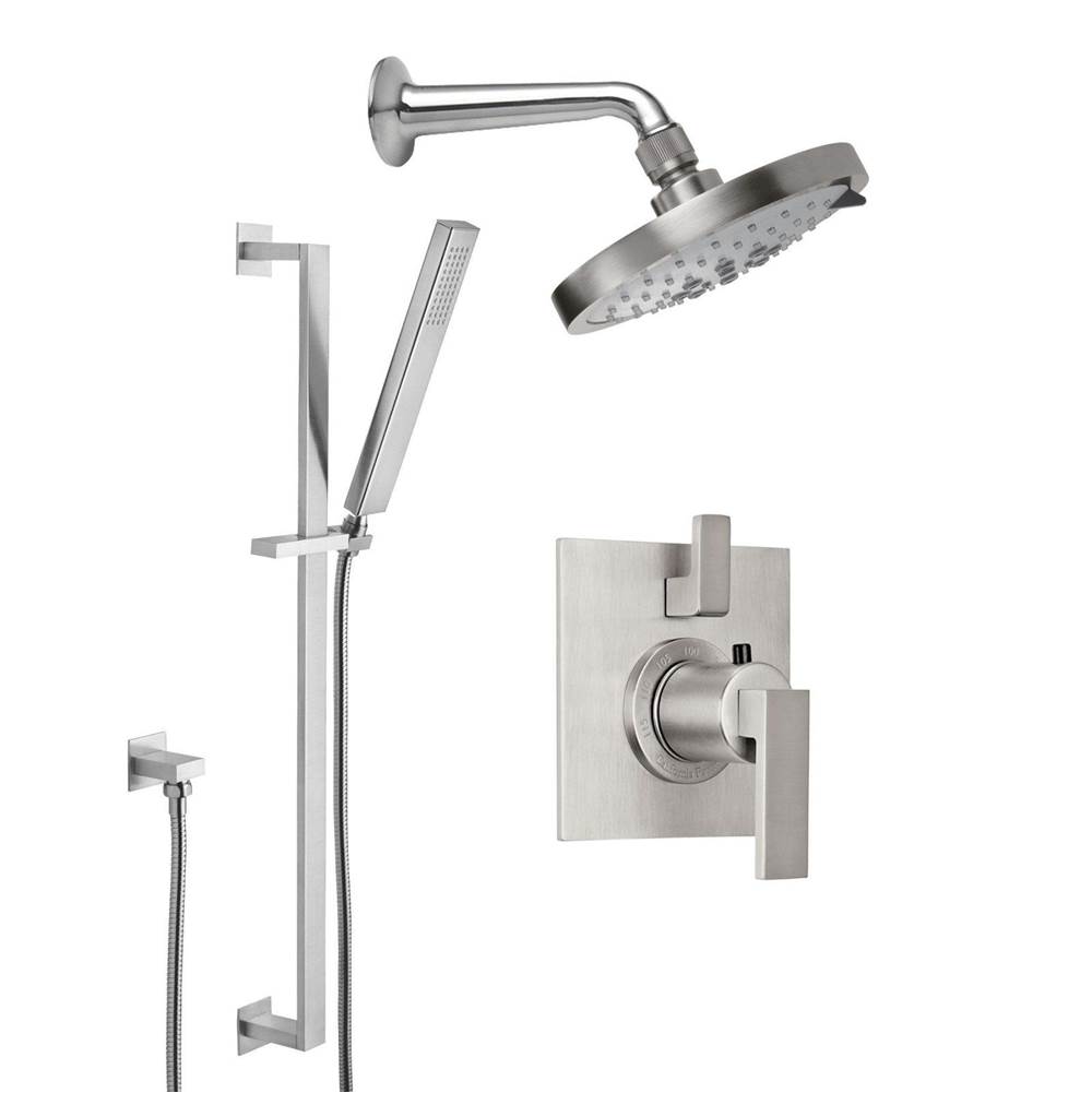 California Faucets Morro Bay StyleTherm® 1/2'' Thermostatic Shower System with Handshower Slide Bar
