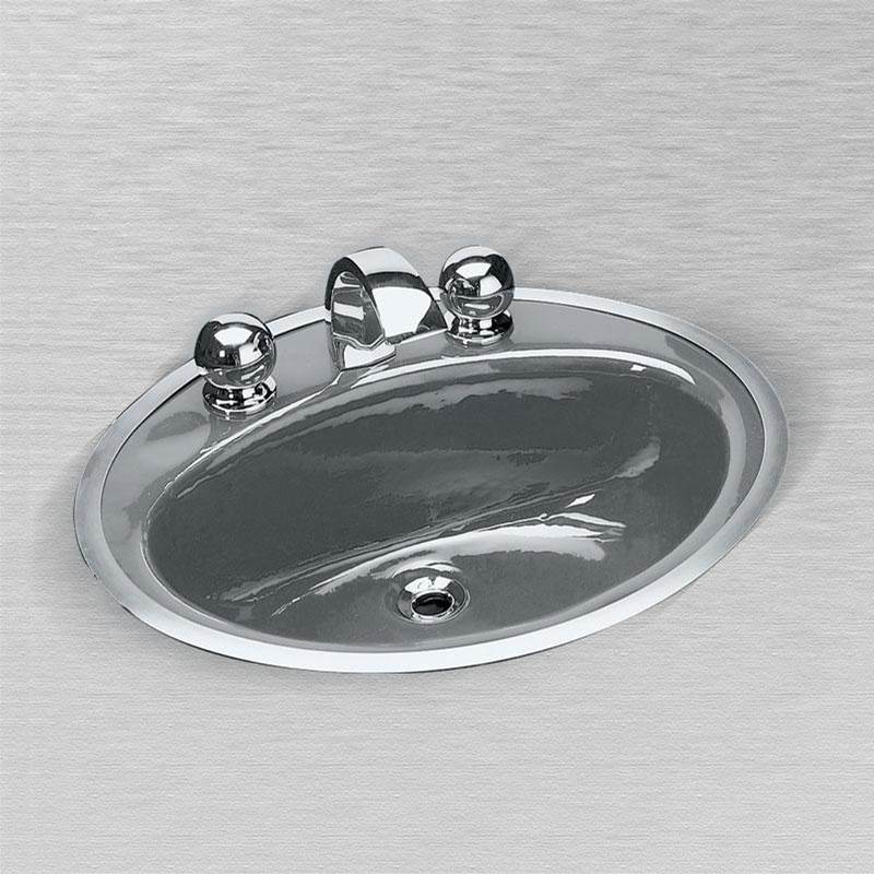Ceco 19 1/4 x 16 1/4 Oval Lavatory Oval- Tile or Rim Mount