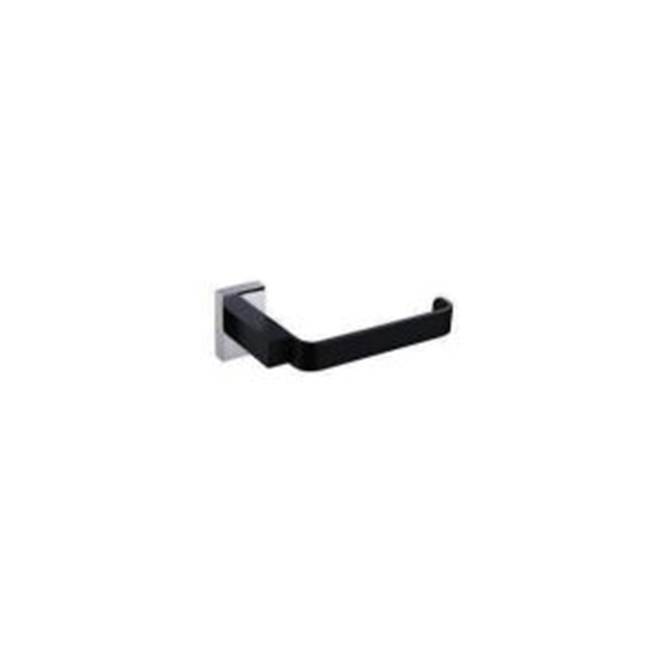 Dawn 2903 Series Toilet Roll Holder, Chrome  and Matte Black