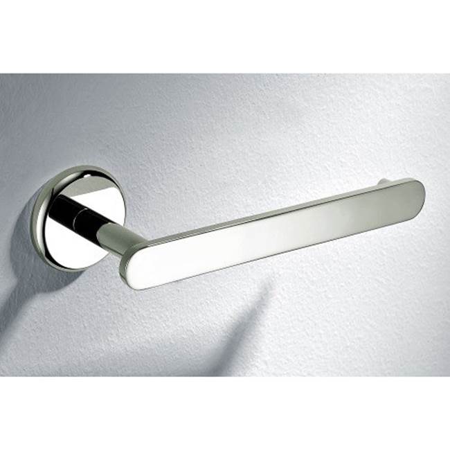 Dawn Solid brass toilet roll holder, brushed nickel: 7''Lx2-3/4''Dx2''H