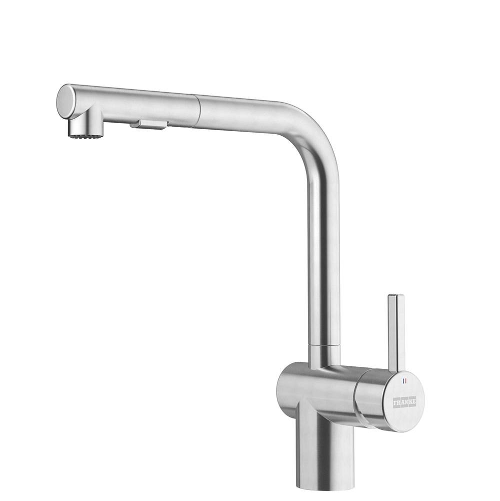 Franke Franke Atlas Neo 11.75-inch Single Handle Pull-Out Faucet in Stainless Steel, ATL-PO-304
