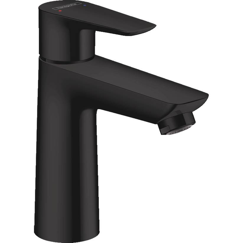Hansgrohe Talis E Single-Hole Faucet 110 with Pop-Up Drain, 1.2 GPM in Matte Black