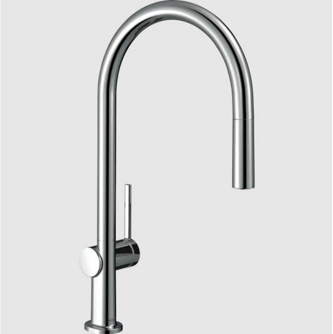 Hansgrohe Talis N HighArc Kitchen Faucet, O-Style 2-Spray Pull-Down, 1.5 GPM in Chrome