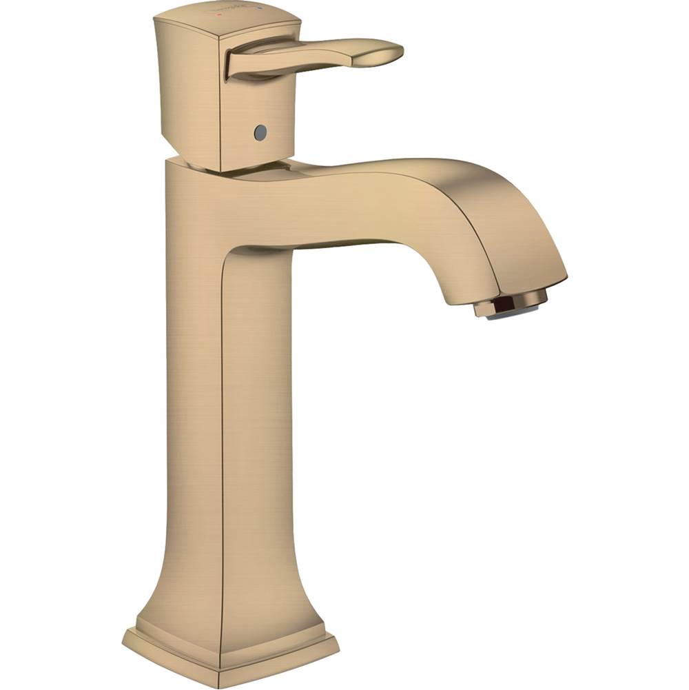 Hansgrohe Metropol Classic Single-Hole Faucet 160 with Pop-Up Drain, 1.2 GPM in Brushed Bronze