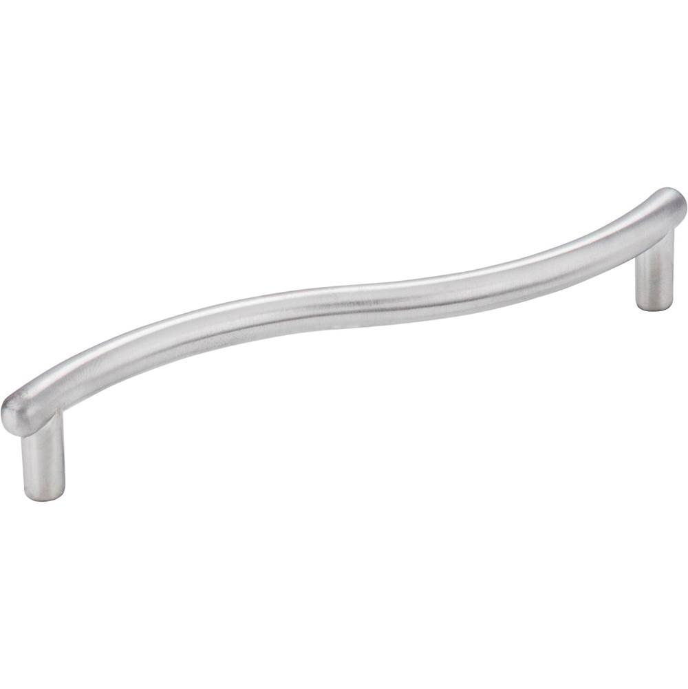 Hardware Resources 128 mm Center-to-Center Brushed Chrome Wavy Capri Cabinet Pull