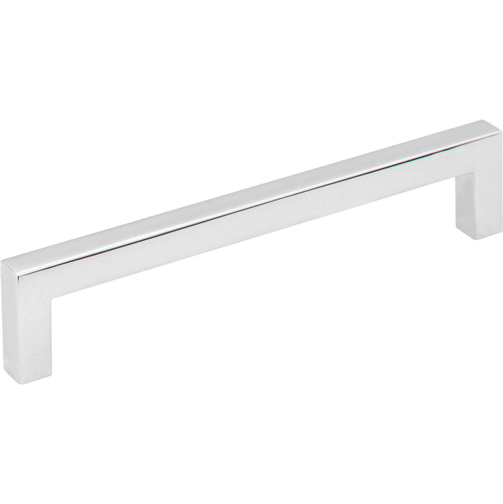 Hardware Resources 128 mm Center-to-Center Polished Chrome Square Stanton Cabinet Bar Pull