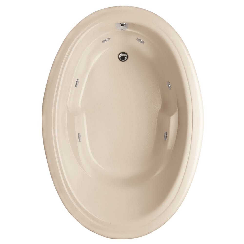 Hydro Systems STUDIO OVAL 7242 AC W/WHIRLPOOL SYSTEM-BISCUIT