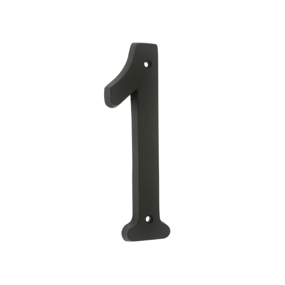 Idh 6'' Cast Solid Brass Number: #1 Oil-Rubbed Bronze