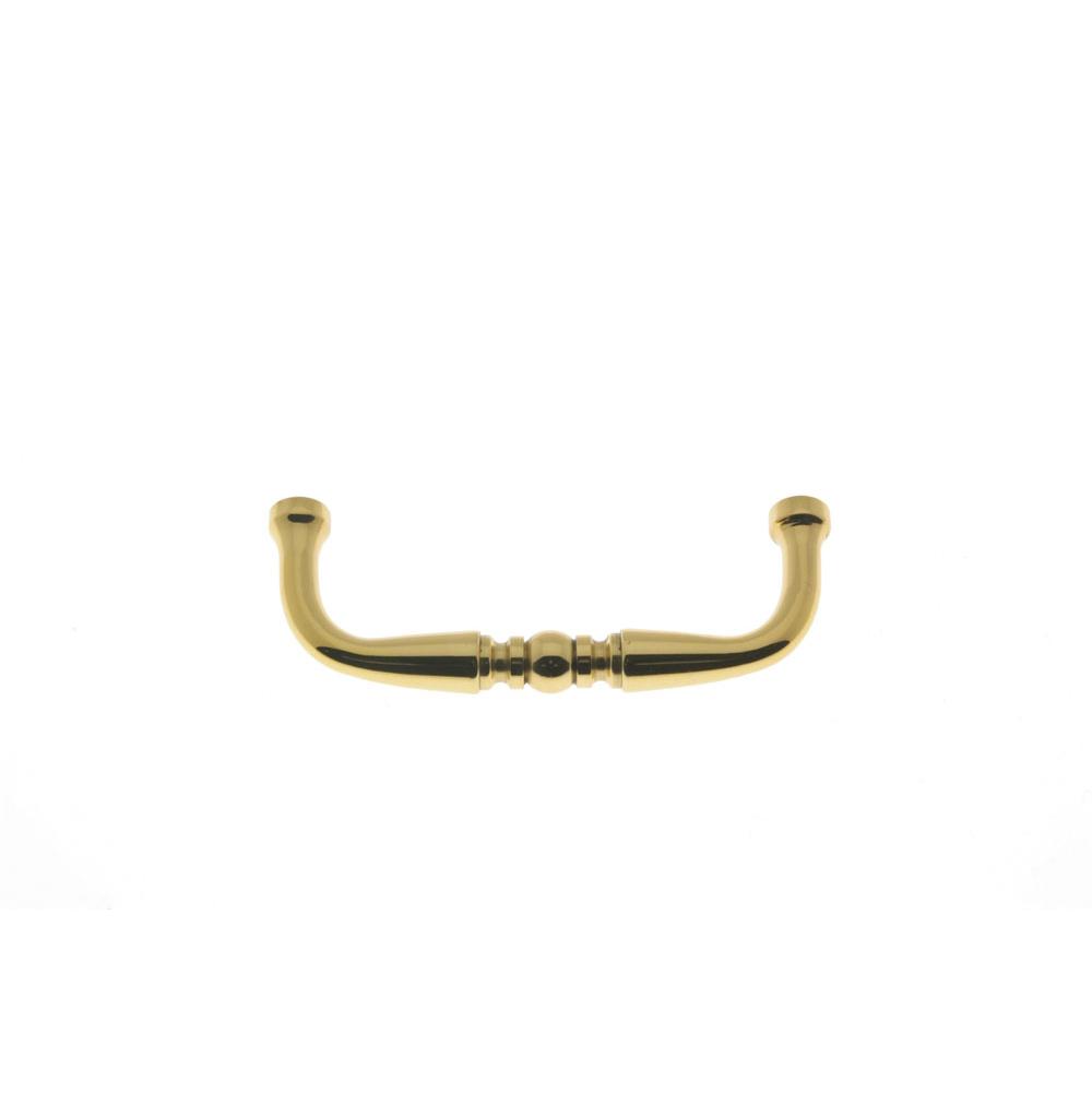 Idh 3'' Fancy Pull Polished Brass