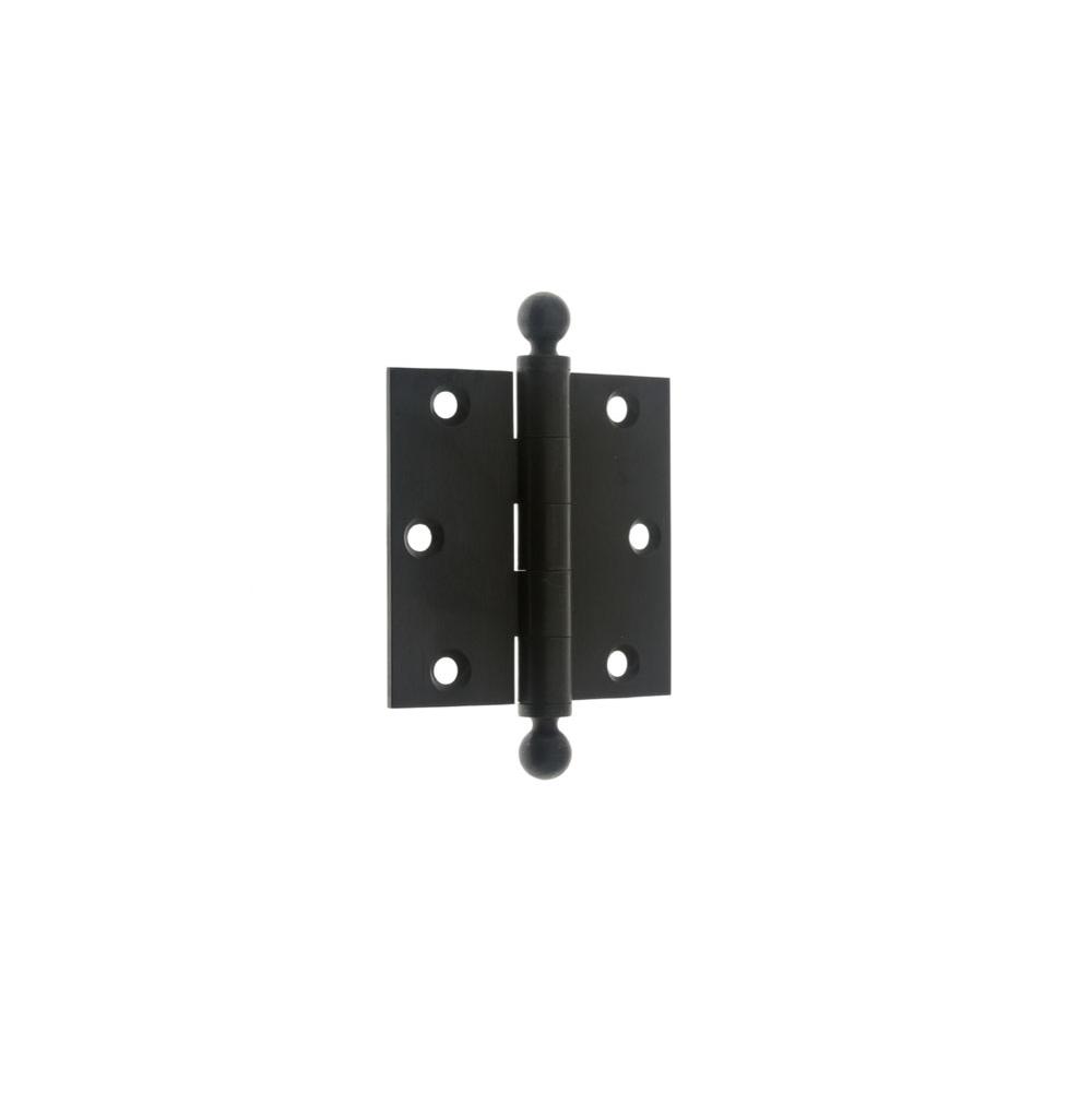 Idh Solid Brass 3'' X 3'' Ball Tip Loose Pin Door Hinge (Pair) Oil-Rubbed Bronze-J