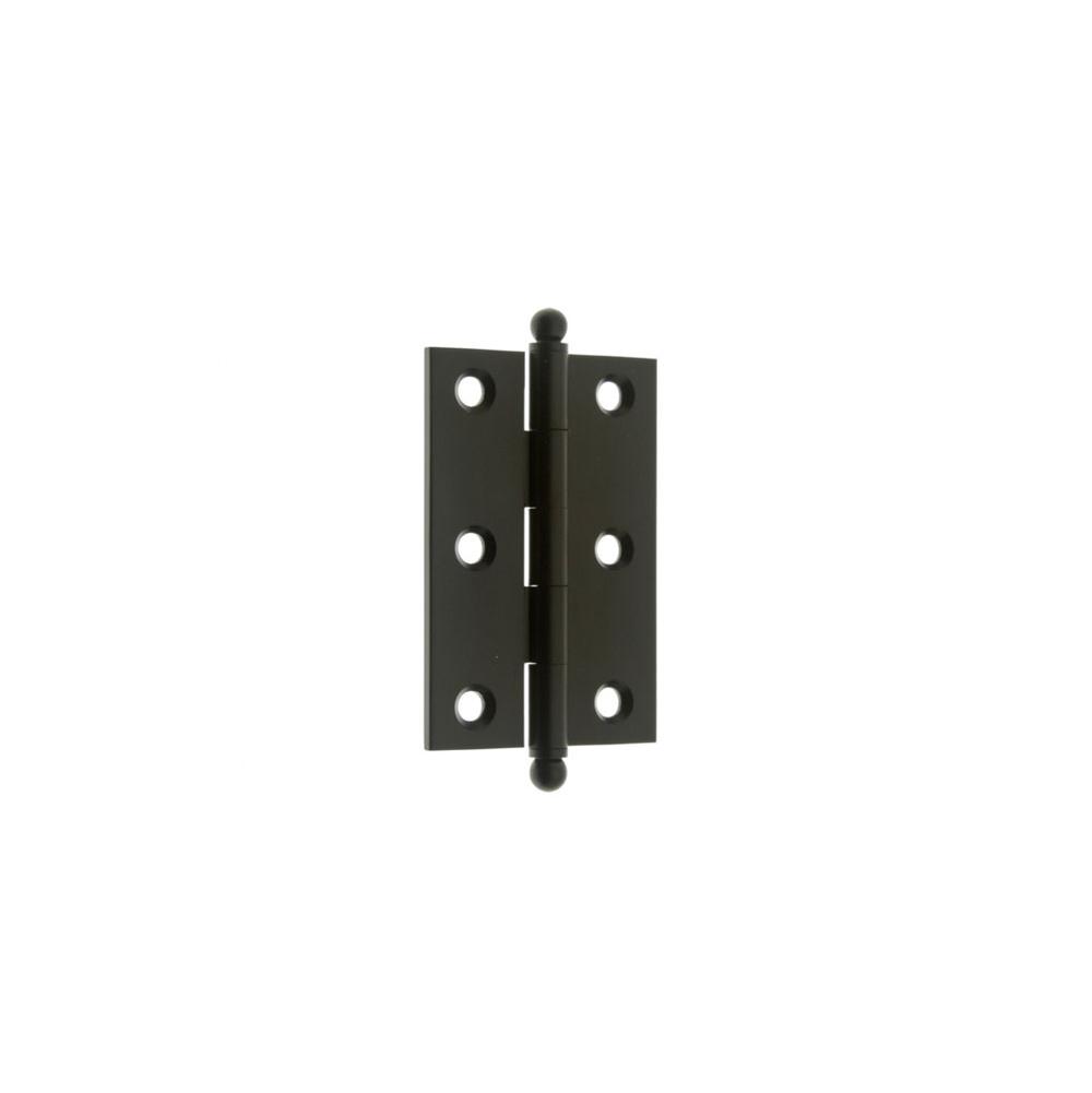Idh 3'' X 2'' Solid Brass Cabinet Hinge W/Ball Tips (Pair) Oil Rubbed Bronze