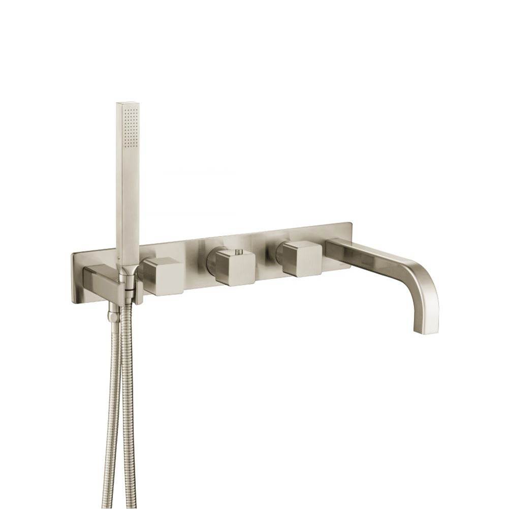 Isenberg Wall Mount Tub Filler With Hand Shower