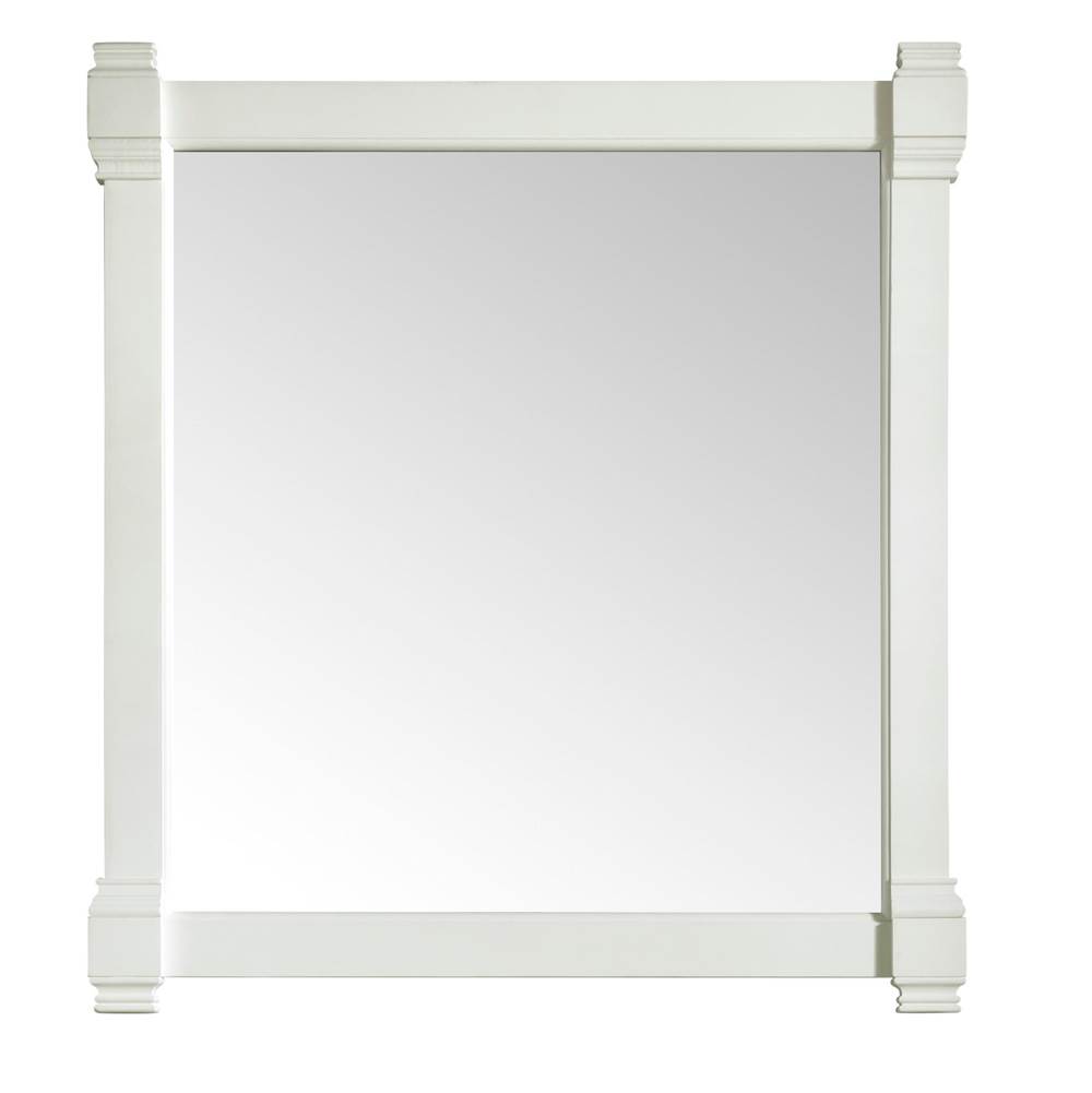 James Martin Vanities Brittany 35'' Mirror, Bright White