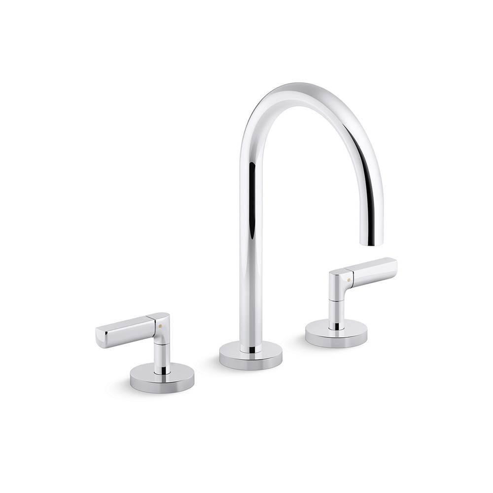 Kallista One Nazare® Sink Faucet, Gooseneck Spout, Lever Handles
