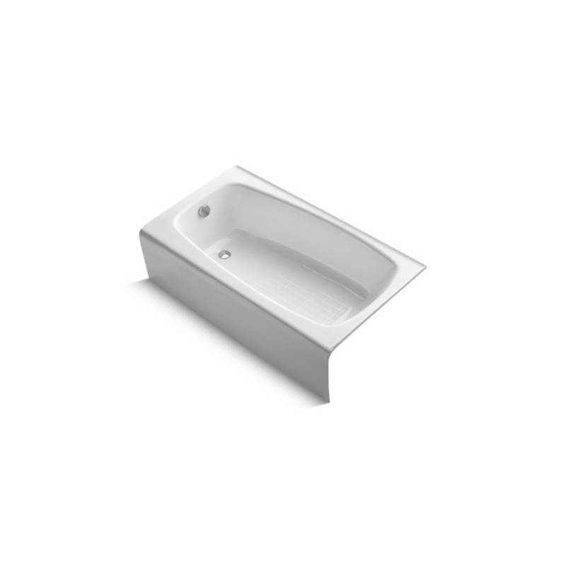 Kohler Seaforth™ 54'' x 30-1/4'' alcove bath with left-hand drain