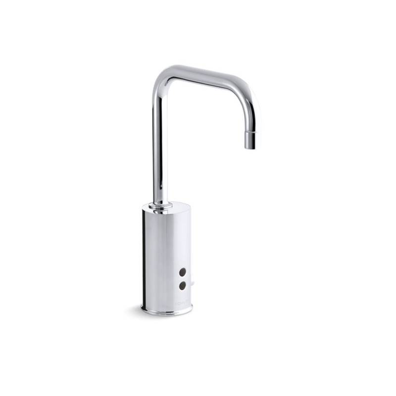 Kohler Gooseneck Touchless faucet with Insight™ technology and temperature mixer, AC-powered