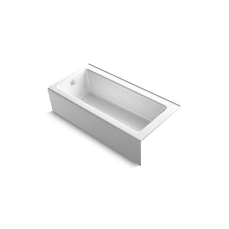 Kohler Bellwether® 66'' x 32'' alcove bath with integral apron and left-hand drain