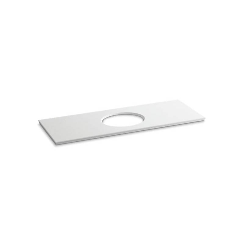 Kohler Solid/Expressions® 61'' vanity-top with single Verticyl® oval cutout