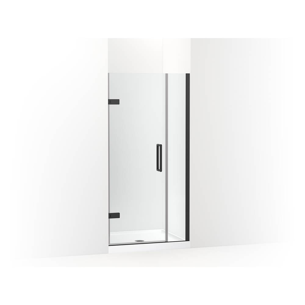 Kohler Composed® Frameless pivot shower door, 71-9/16'' H x 33-5/8 - 34-3/8'' W, with 3/8'' thick Crystal Clear glass
