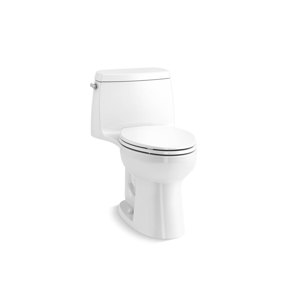 Kohler Santa Rosa Continuousclean St One-Piece Compact Elongated 1.28 Gpf Toilet With Revolution 360 Swirl Flushing Technology And Continuousclean St