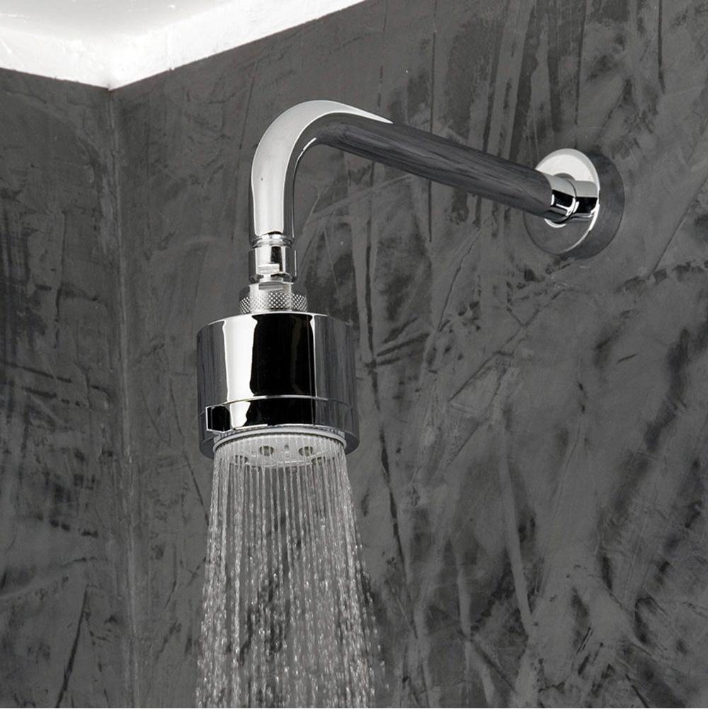 Lacava Wall-mount tilting round shower head, five jets. Arm and flange sold separately
