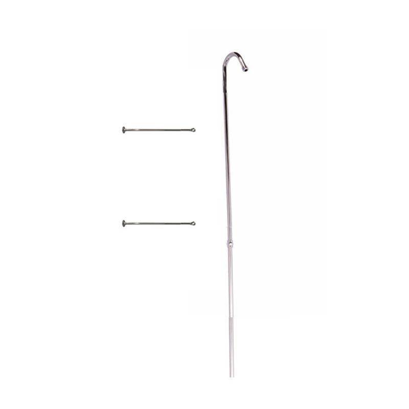 Maidstone Shower Riser Pipe with Support Braces Shower Riser Pipe with Support Braces - Chrome