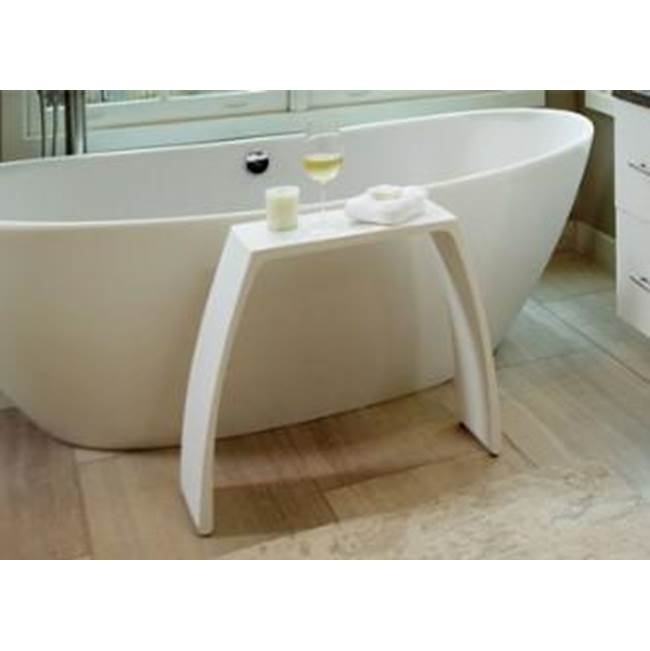 MTI Baths Sculpturestone Table - Gloss White