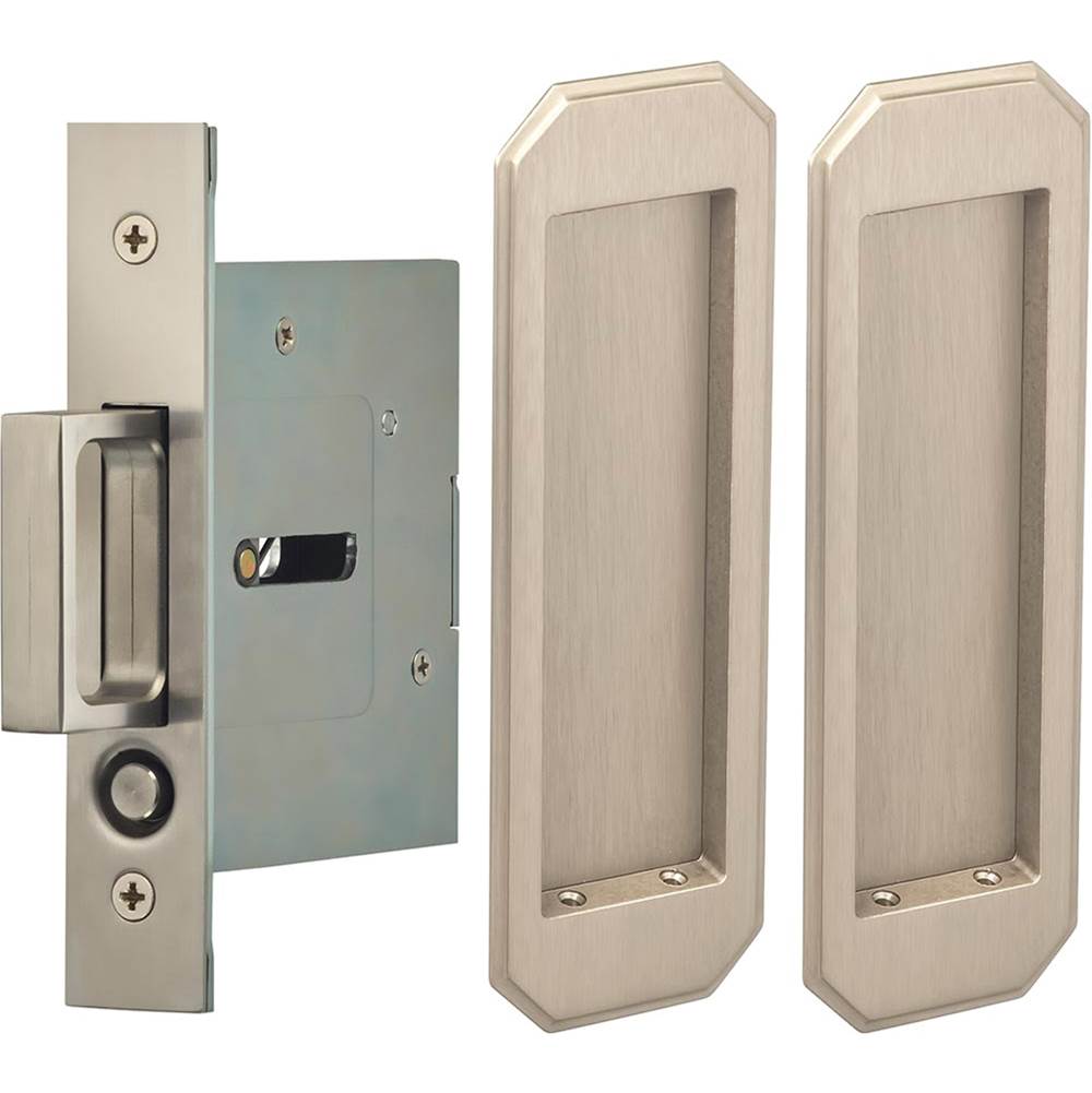 OMNIA Pocket Door Lockset ''N'' US15