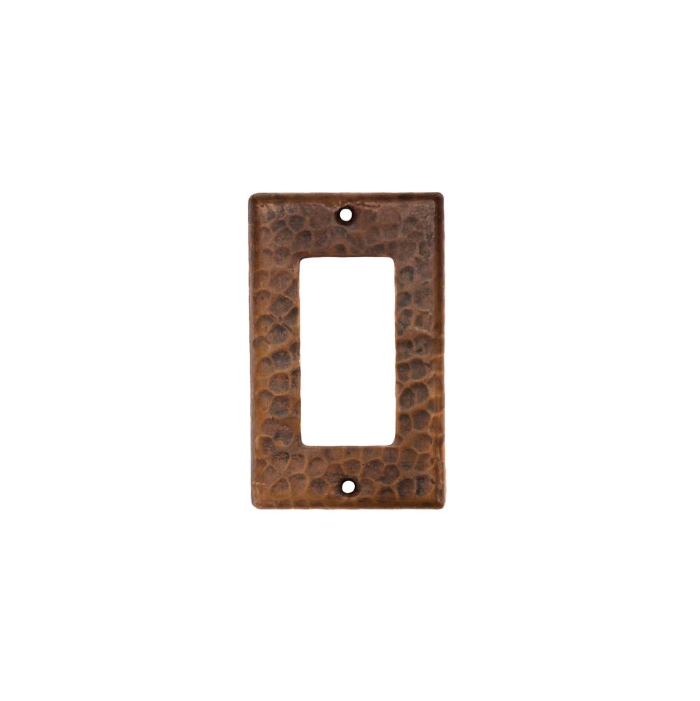 Premier Copper Products Copper Single Ground Fault/Rocker GFI Switchplate Cover