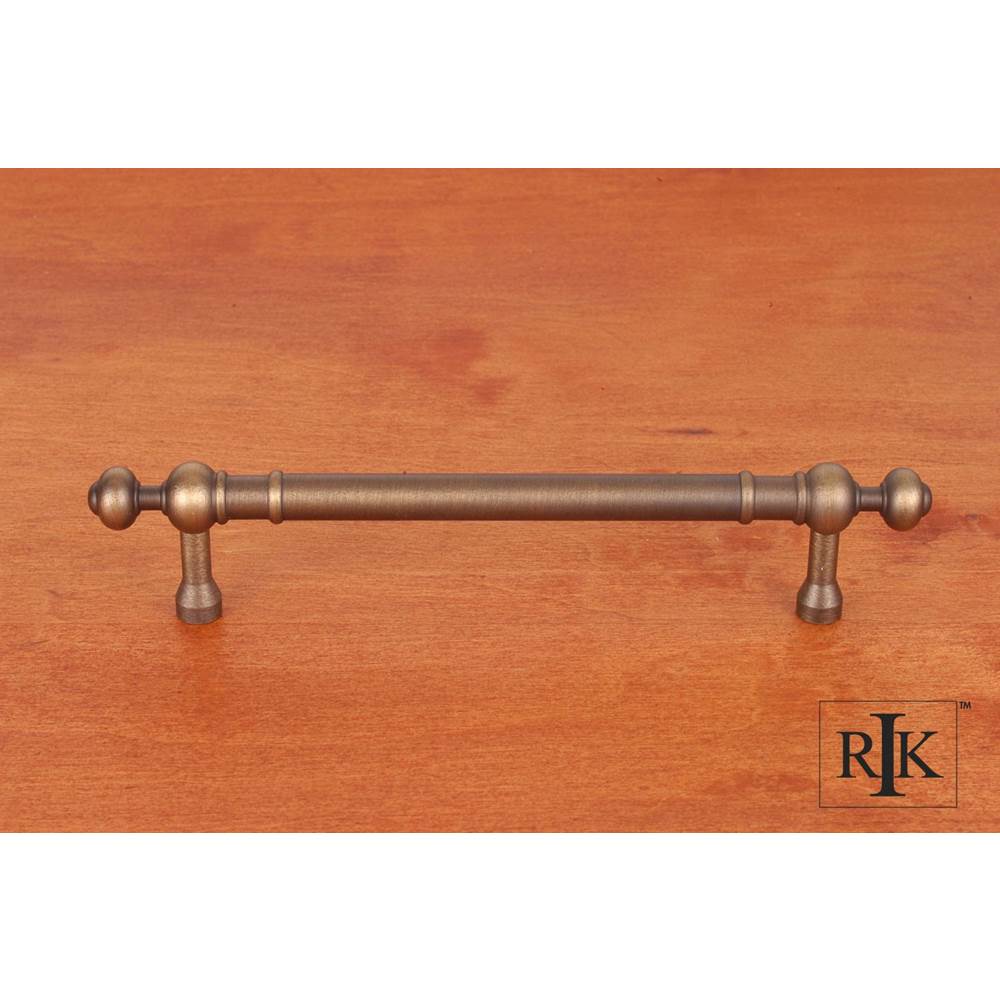 RK International 5'' c/c Plain Pull with Decorative Ends