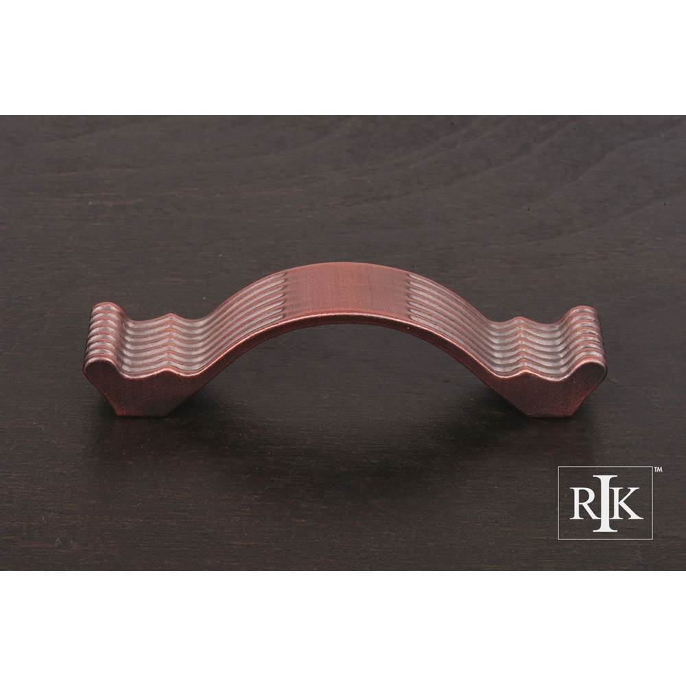 RK International 3 1/2'' c/c Wavy Contoured Pull with Lines