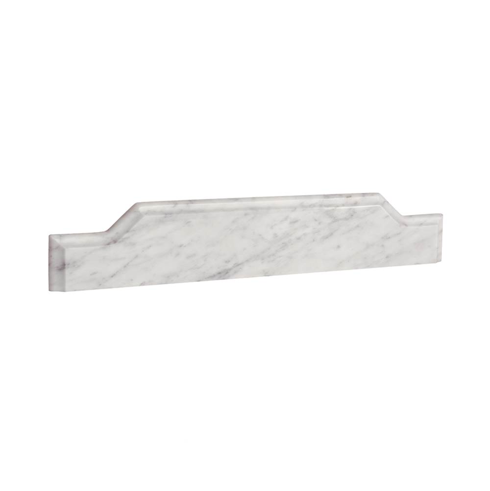 Ronbow 37'' Torino Marble Backsplash in Carrara White
