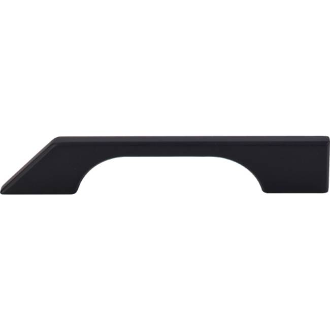 Top Knobs Tapered Pull 5 Inch (c-c) Flat Black