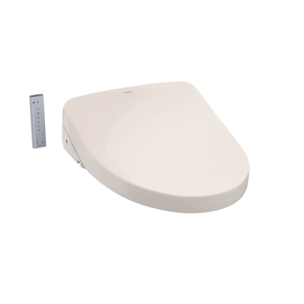 TOTO Toto® Washlet® S550E Electronic Bidet Toilet Seat With Ewater+® Bowl And Wand Cleaning And Auto Open And Close Contemporary Lid, Elongated, Sedona Beige