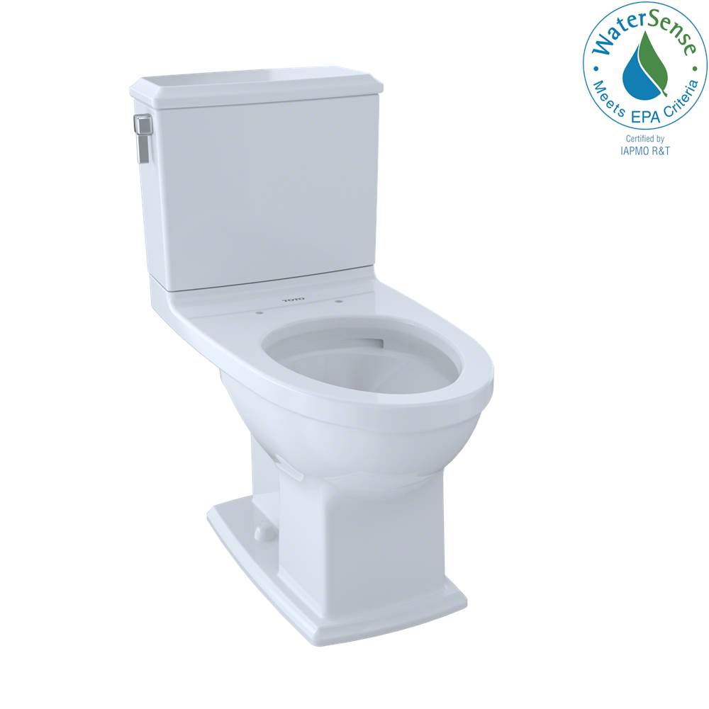 TOTO Toto® Connelly® Two-Piece Elongated Dual-Max®, Dual Flush 1.28 And 0.9 Gpf Universal Height Toilet With Cefiontect, Cotton White