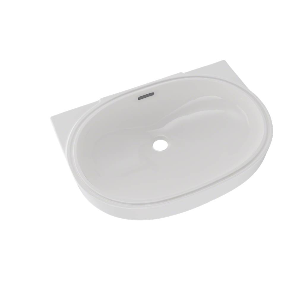 TOTO Toto® Oval 19-11/16'' X 13-3/4'' Undermount Bathroom Sink With Cefiontect, Colonial White