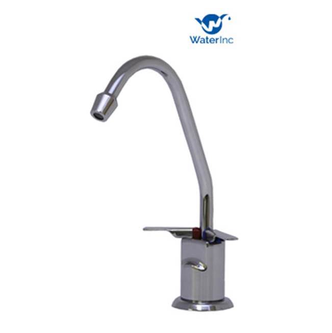 Water Inc 500 Hot/Cold Faucet Only W/ Long Reach Spout For Filter - Chrome