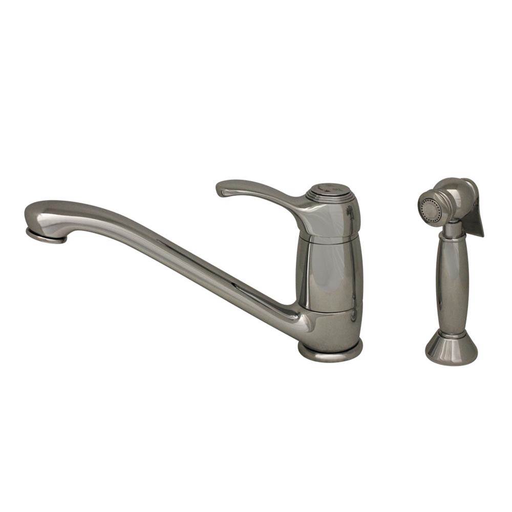 Whitehaus Collection Metrohaus Single Lever Faucet with Matching Side Spray
