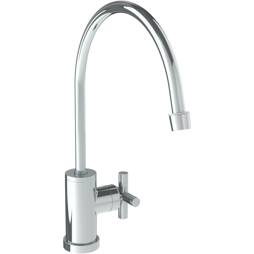 Watermark Deck Mounted 1 Hole Extended Gooseneck Kitchen Faucet